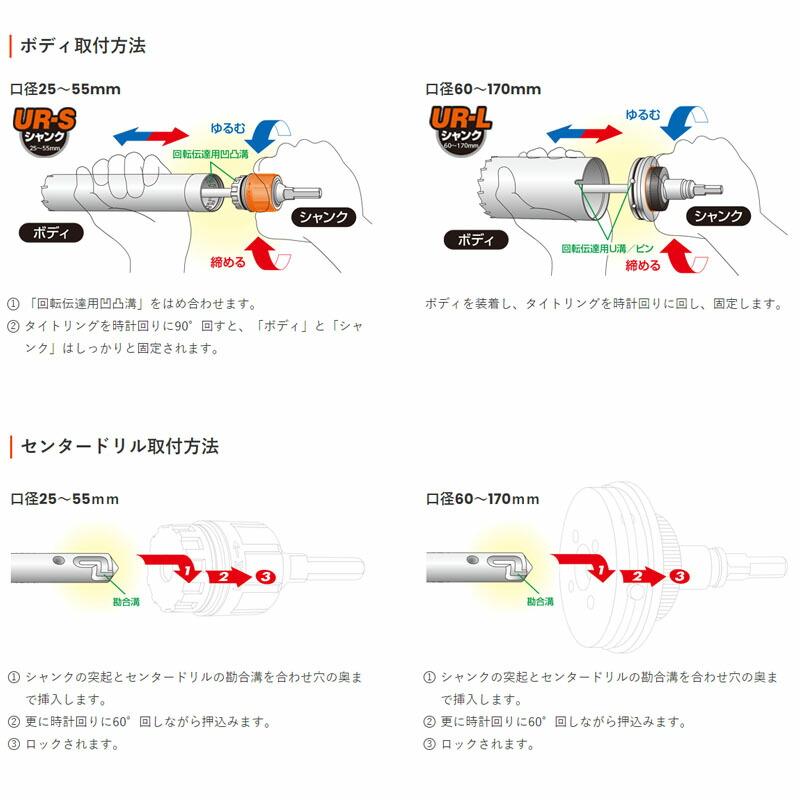 ユニカ UR21-D060NST 多機能コアドリルUR21 乾式ダイヤ UR-D(セット