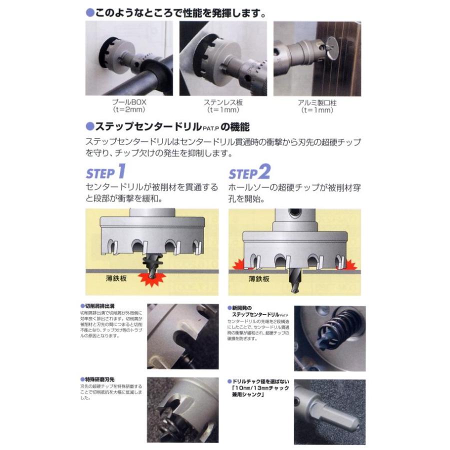 ユニカ MCS-40 メタコア 超硬ホルソー : プロの工具専門店 愛道具館 