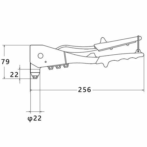 エビ/ロブテックス HR102D ハンドリベッター ツールキット : プロの