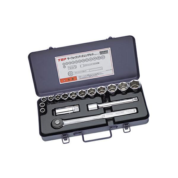 TOP/トップ工業 SSS-413 サーフェイスソケットレンチセット(差込角12.7