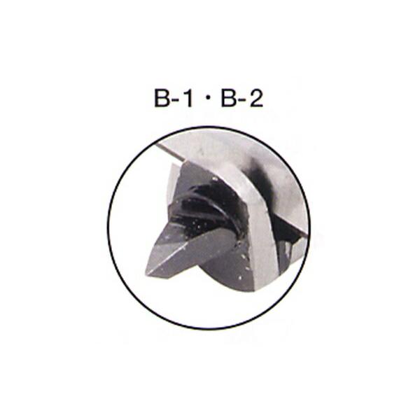 カンザワ鉄工 K-372 X.ビットS B-1 (先三角錐) 20~26mm径 : プロ