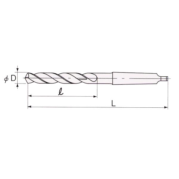 NACHI/不二越 TD-24.0mm テーパーシャンクドリル : プロの工具