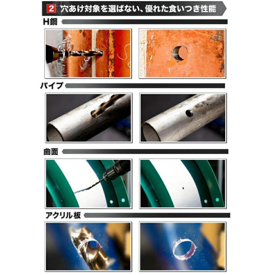 ビックツール GKD10.0 10.0mm 月光ドリル 5本入 コバルトドリル : プロ