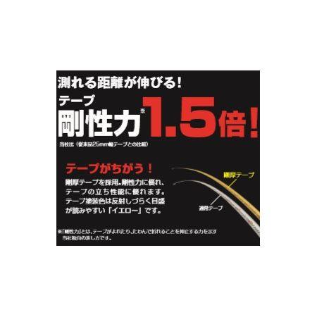 タジマツール/TJM GAL2550S 剛厚ロック-25(尺相当目盛付 165/33m