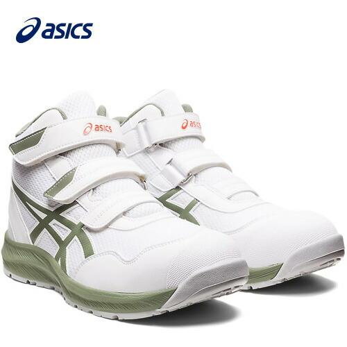 ASICS ボアシステム安全靴 グリーン/ホワイト　CP306 27cm ウィンジョブ アシックス asics 安全靴 作業靴 CP306 Boa Boaフィット