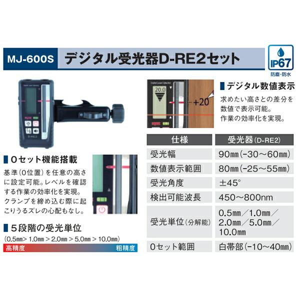 確認用 獅子王① マイゾックス #224944 MJ-600S 自動整準レーザーレベル 本体セット(D