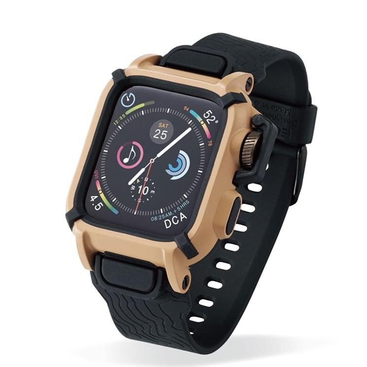 Apple Watch Series 4 44mm バンドケース カーキ アウトドア レジャー カバー ベルト タフ 保護ケース 耐衝撃 Nestout アップルウォッチ4 Aw 44bcnestkh Aw 44bcnestkh Aien 通販 Yahoo ショッピング