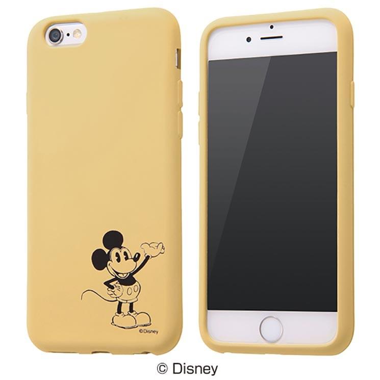 ディズニー Iphone6s Iphone6 シリコンケース さらさら 柔らかい 縁までガード カーヴィング ミッキー In Dp6c Mk In Dp6c Mk Aien 通販 Yahoo ショッピング