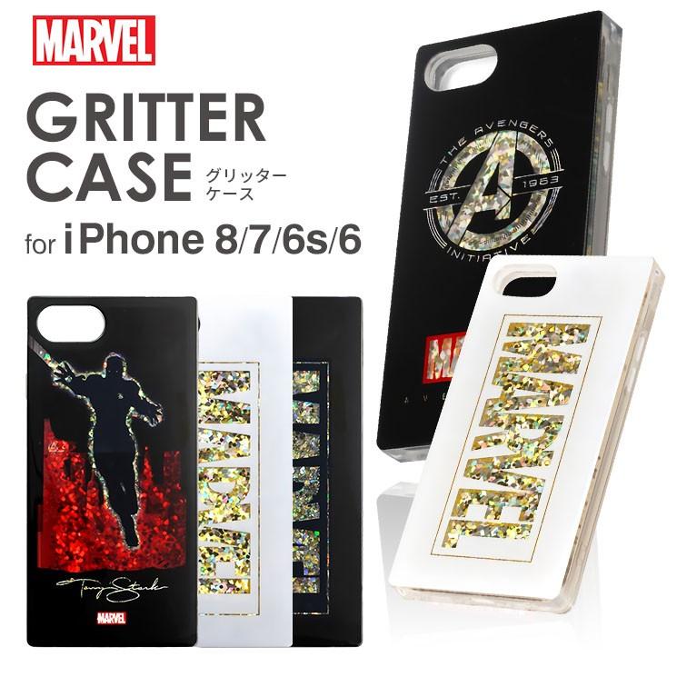Marvel Iphone 8 Iphone 7 Iphone 6s Iphone 6 グリッターケース ロゴ ブラック ホワイト アイアンマン アベンジャーズ 耐衝撃 耐振動 キラキラ Pg Dlq17m0 Pg Dlq17m0 Aien 通販 Yahoo ショッピング