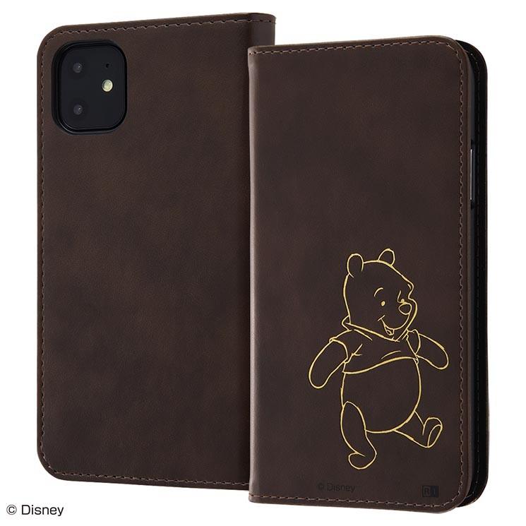 ディズニー Iphone11 手帳型ケース カードポケット付 ストラップホール付 クラシック 箔押し ホットスタンプ プー Rt Dp21i Po Rt Dp21i Po Aien 通販 Yahoo ショッピング