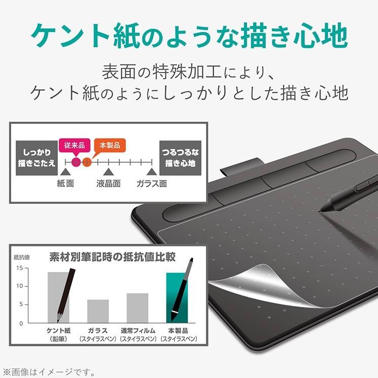 Wacom Intuos Small ベーシック ワイヤレス 保護フィルム ペーパーライク 指紋防止 紙 漫画制作 イラスト制作 ケント紙タイプ エレコム Tb Wiwsflapll Tb Wiwsflapll Aien 通販 Yahoo ショッピング