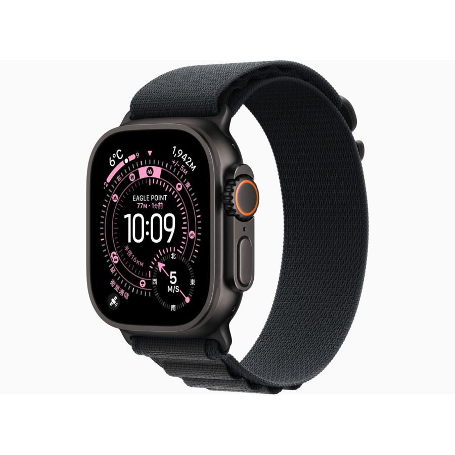 Apple Watch Ultra3 49mm MF0Q4J/A ブラック ブラックアルパインループ 