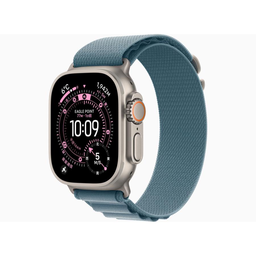 Apple Watch Ultra3 49mm MEWM4J/A ナチュラル ライトブルーアルパイン