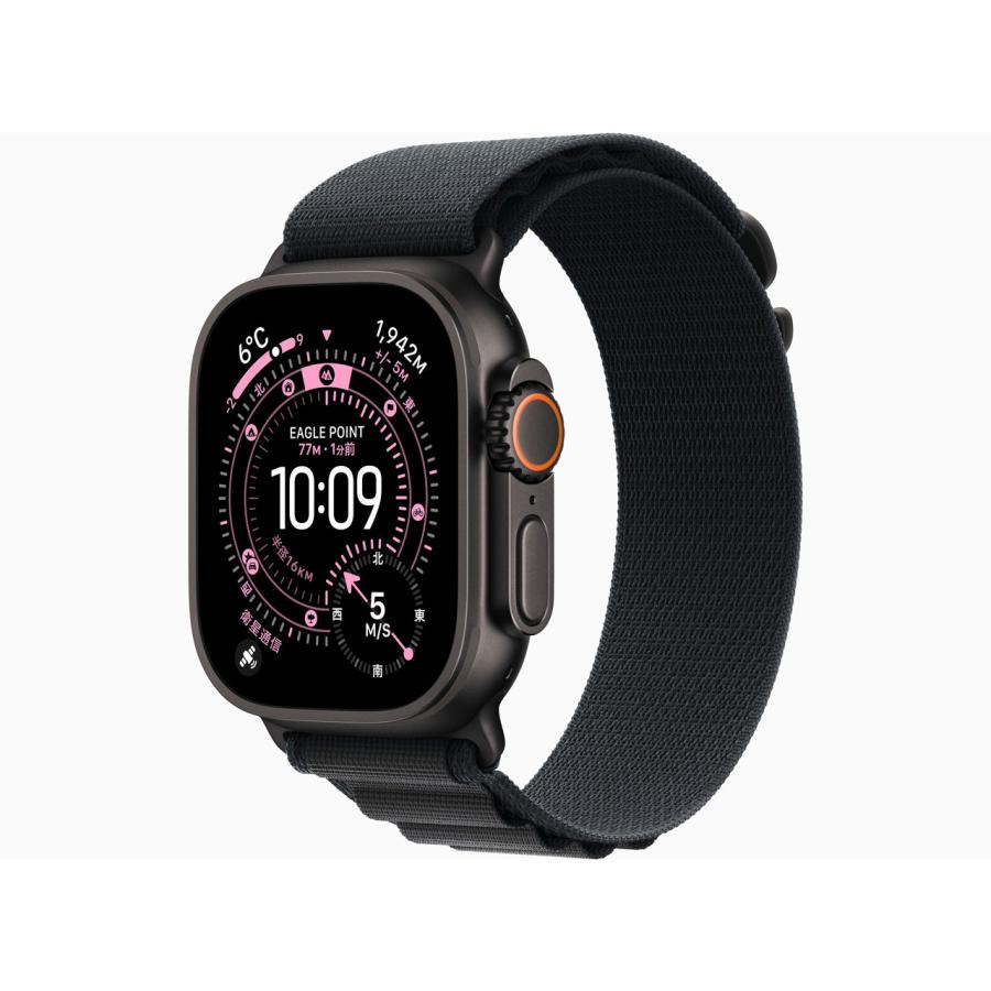 Apple Watch Ultra3 49mm MF0X4J/A ブラック ブラックアルパインループ