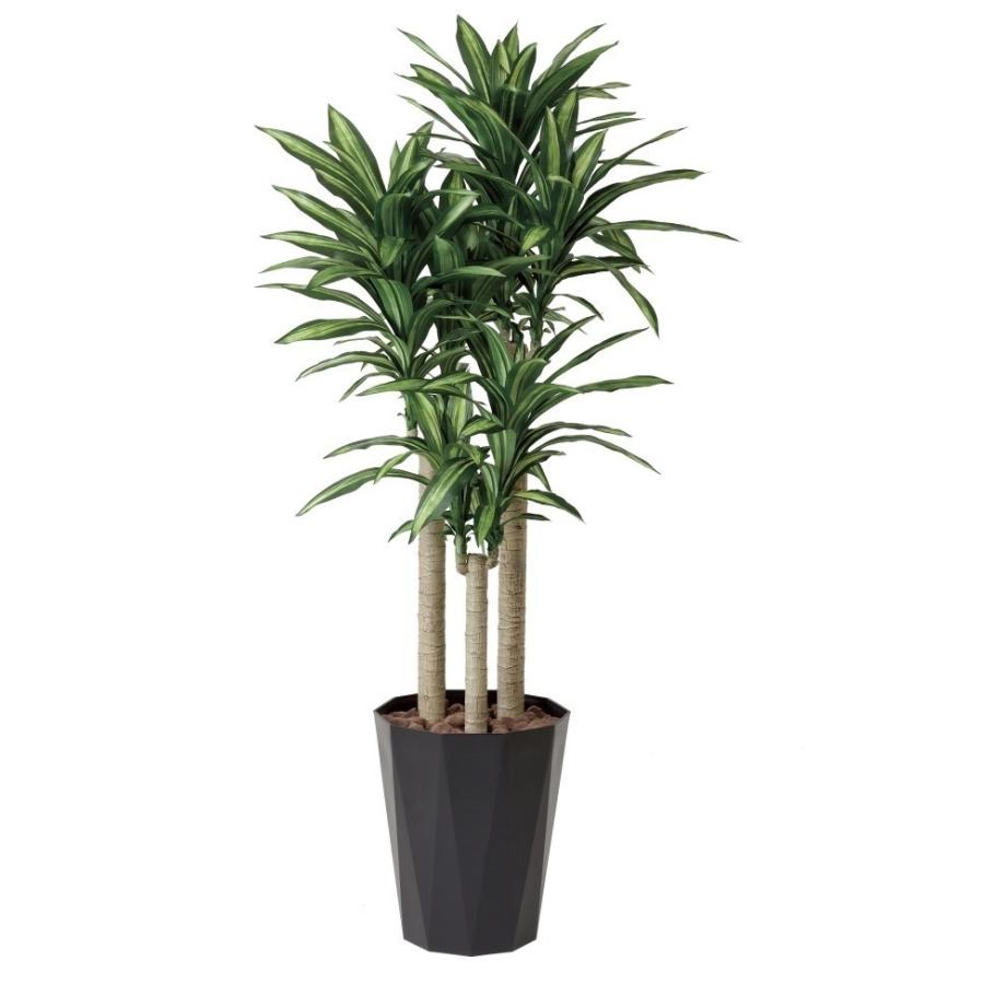 観葉植物 フェイク 大型 人工植物　光触媒　ドラセナマッサンゲアナ　180cm