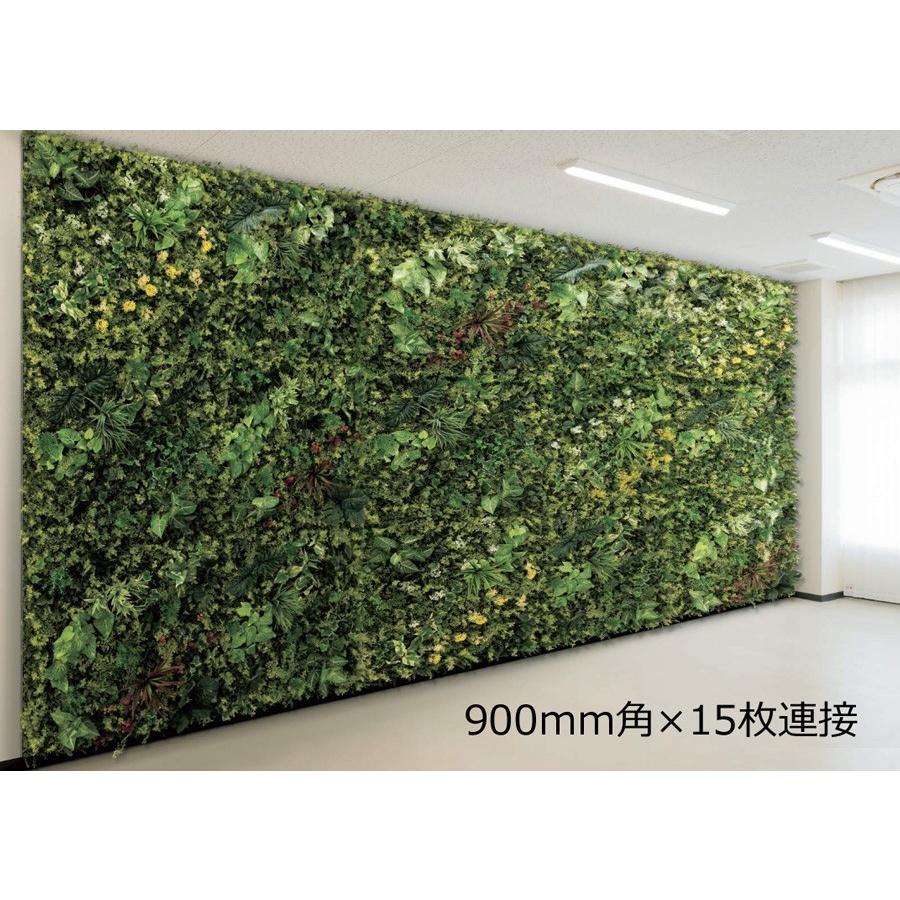 壁面緑化 連接グリーンパネル 900mm角 /人工観葉植物 フェイク アートパネル 連接グリーン 壁付け90cm【送料無料】 :bkgr19144: 人工観葉植物と壁面装飾の愛一輪 - 通販 - Yahoo!ショッピング