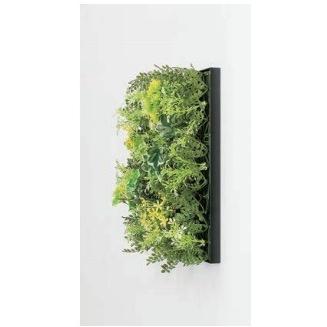 壁面緑化 連接グリーンパネル 300mm角 /人工観葉植物 フェイク  アートパネル 連接グリーン 壁付け30cmの画像