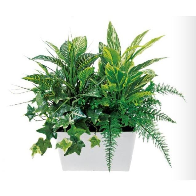 寄せ植えプランターB W50×D40×H50cm 人工観葉植物 人工植物 寄せ植えプランターB W50×D40×H50cm 人工観葉植物 人工植物