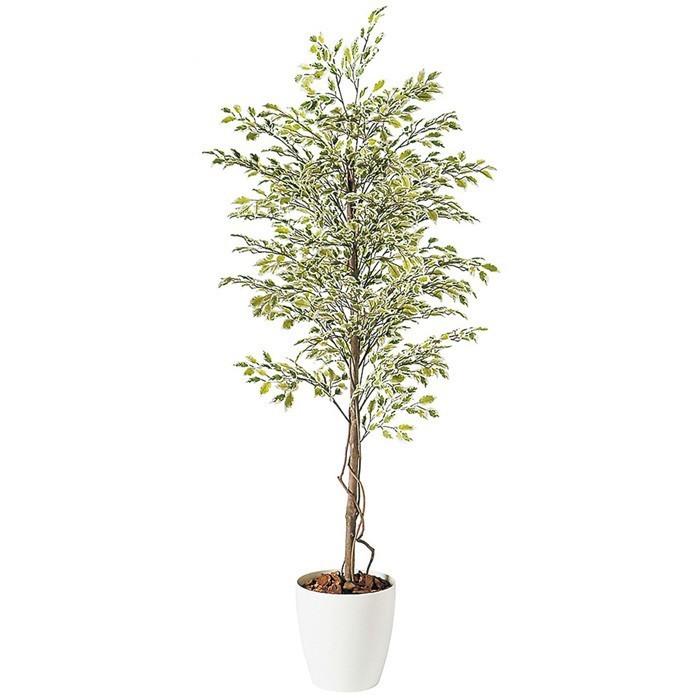150cm観葉植物 フェイク 人工植物 ギフト 大型 グリーン オシャレ ベンジャミンスターライト 150cm｜ai-ichirin1