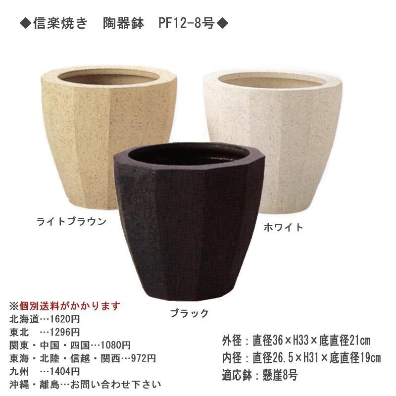 鉢カバー全3色 信楽焼き 鉢 8号 8号 Tkpf 12 8 壁面装飾と人工観葉植物の愛一輪 鉢 植木鉢 直径36 H33 底直径21cm 陶器鉢 観葉植物用鉢カバー