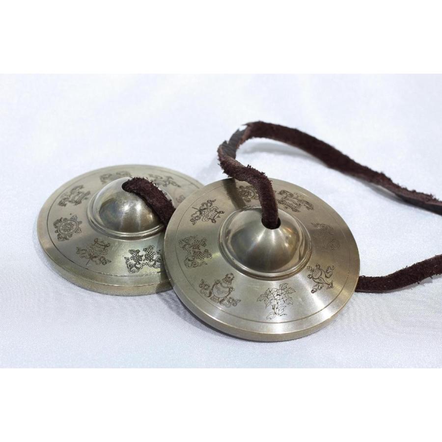 【074】高品質ティンシャ／アスタマンガルＬサイズ・専用ケース付⌘送料無料 074】高品質ティンシャ／アスタマンガルLサイズ・専用ケース付