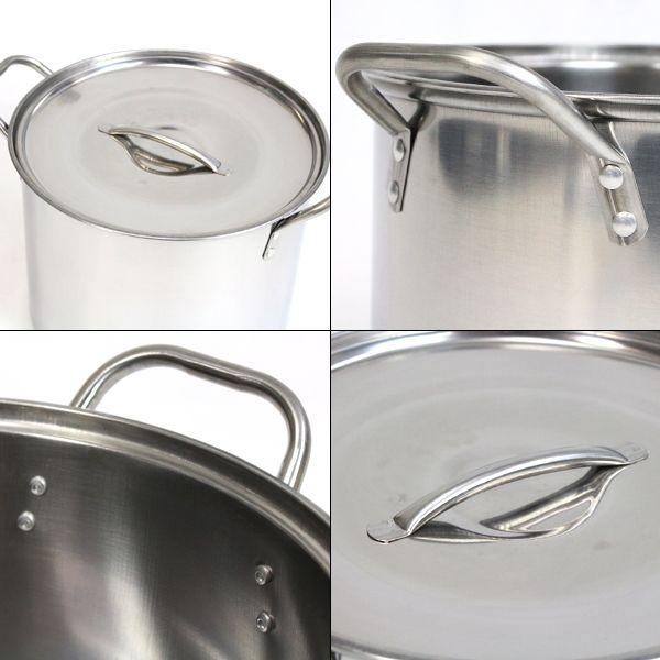 寸胴鍋 25cm 8L ステンレス製 蓋付き 業務用 キッチン用品 厨房 寸胴鍋 25cm 8L ステンレス製 蓋付き 業務用 キッチン用品 厨房