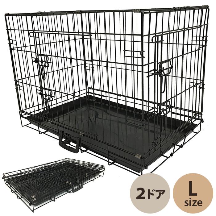 ペットケージ 折りたたみ 中型犬用 Lサイズ ペットゲージ 犬 ケージ