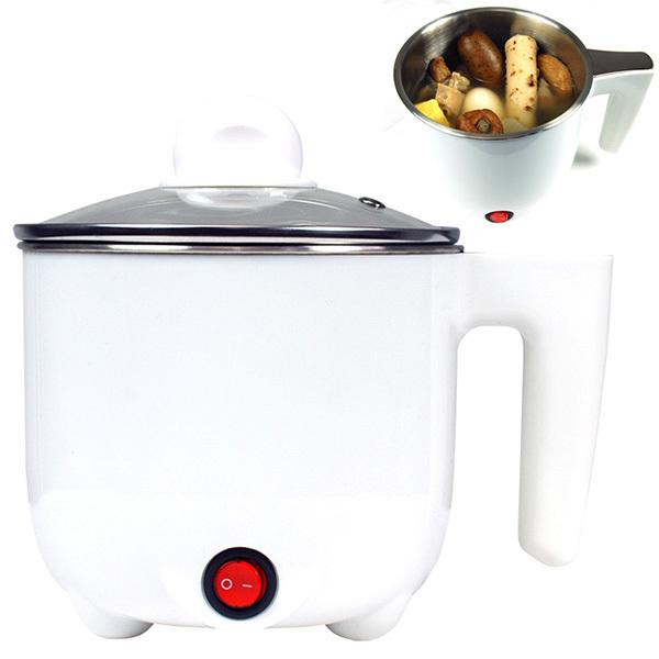 ケトル鍋 電気クッキングケトル 電気鍋 ラーメン鍋 900W 保温 調理 料理 保温機能付 マルチケトル ポット 鍋 電気ケトル おしゃれ