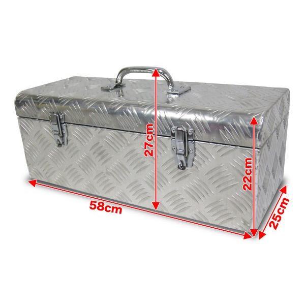 工具箱 アルミ ケース ツールボックス キャビネット 大容量 持ち手付き###工具ボックスB1-522###