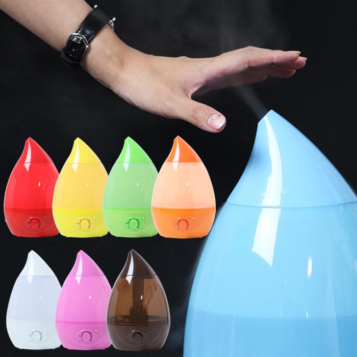 加湿器 超音波加湿器 H2o しずく型 アロマ加湿器 1 6l 300ml H 無段階ミスト調整 Ledライト 卓上 床置き 北欧 おしゃれ かわいい H2o加湿器j23 一撃shop 通販 Paypayモール