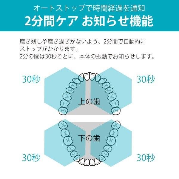 電動歯ブラシ 音波振動 USB 充電式 UV除菌 音波歯ブラシ 最大毎分48,000回 携帯 充電式ケース 口臭対策 虫歯予防 ###歯ブラシ32B###｜ai-mshop｜04