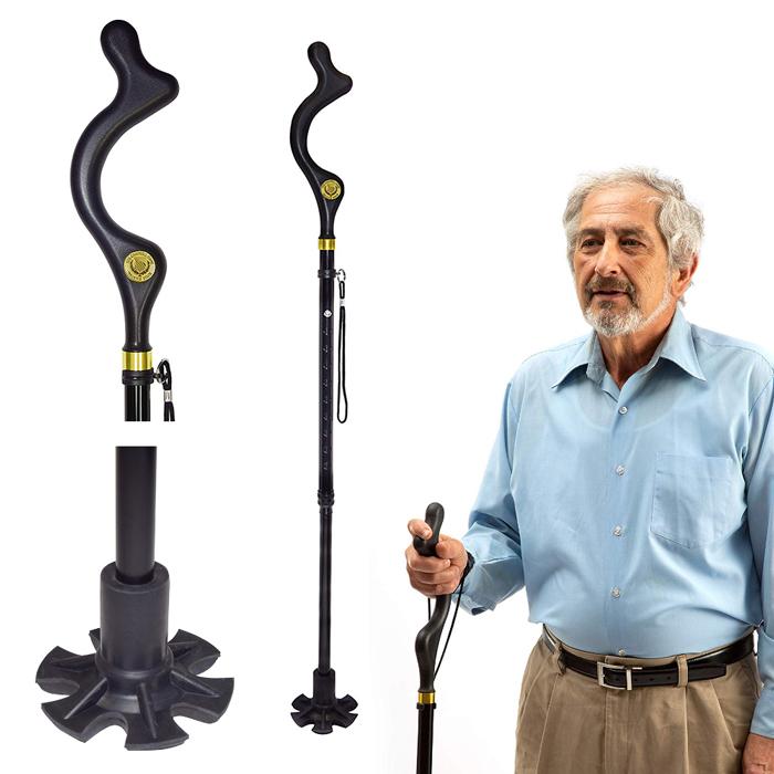 6615円 日本最大の 伸縮杖長さ調節可能 Crutches Cane - 簡単でスマートな調節可能な杖 多機能軽量のアルミニウム杖素敵な家族 男女兼用 高齢者 敬老の日 プレゼント