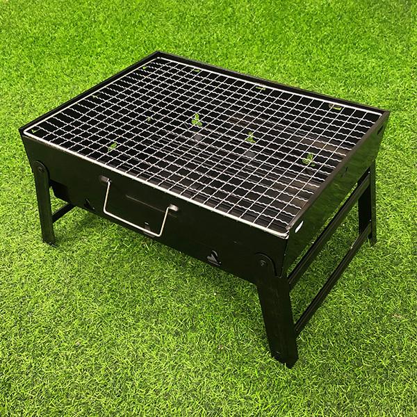 バーベキューコンロ コンパクト 卓上型 折り畳み グリル BBQコンロ 小型###コンロBBQ黒### | ブランド登録なし