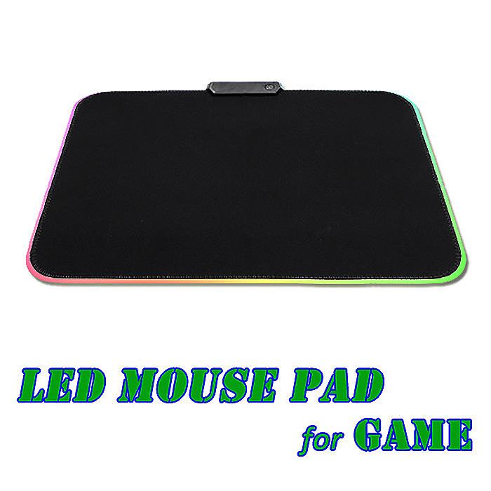ゲーミングマウスパッド Ledで光る 350 250 快適操作 薄型 サラサラ 滑り止め ゲーム オフィス おしゃれ マウスパッドfsd 15 一撃shop 通販 Paypayモール