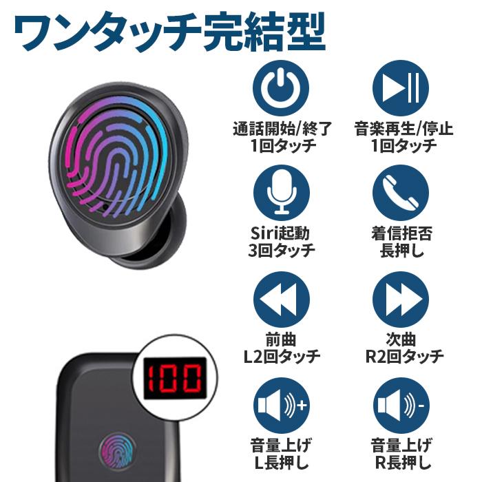 新型 ワイヤレスイヤホン HD通話 Amazon.co.jp: イヤホン bluetooth ワイヤレスイヤホン【2025