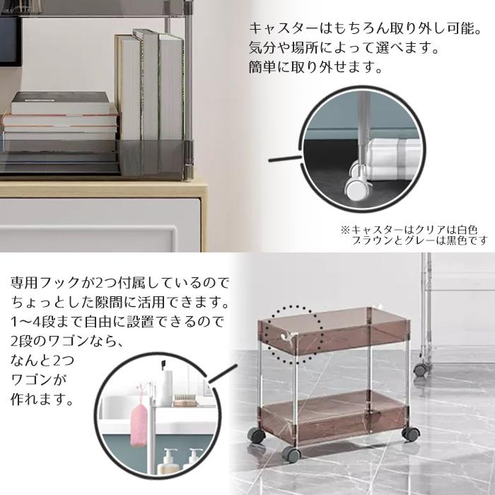 yurip★送料無料★ネームプレートキャスター付きワゴン 送料無料】 山金工業 ツールワゴン コンビニワゴン オープンタイプ 4段