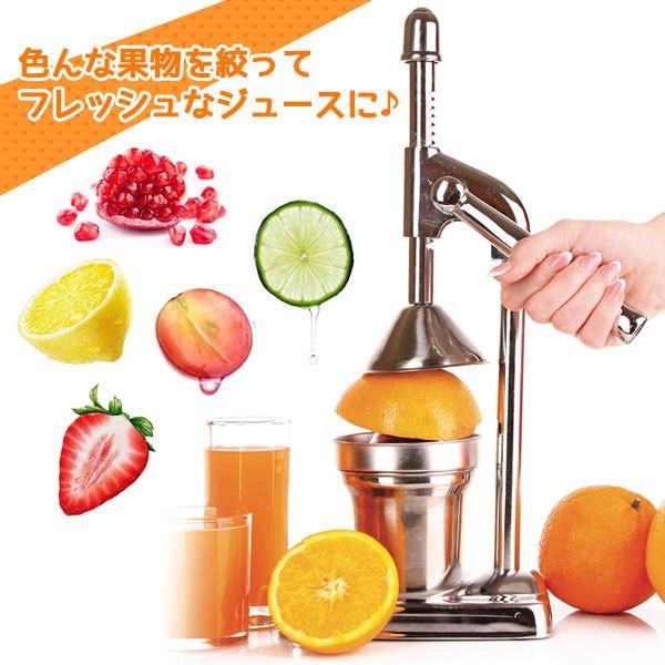 ハンド ジューサー 果汁絞り器 手動式 ステンレス製 果汁 ハンド ジューサー 果汁絞り器 手動式 ステンレス製 果汁