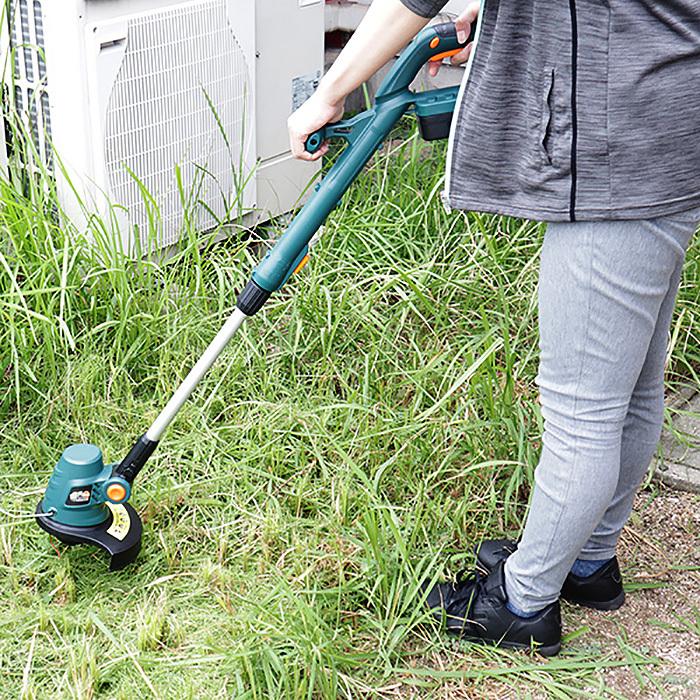 草刈り機 充電式 電動 軽量 コードレス 草刈機 電気草刈機 電動草刈機 バッテリー搭載 芝刈り機 ###草刈り機Y-KK-15### :Y