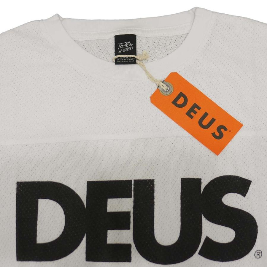 デウス Tシャツ メンズ ロンT 長袖Tシャツ メッシュ デウス