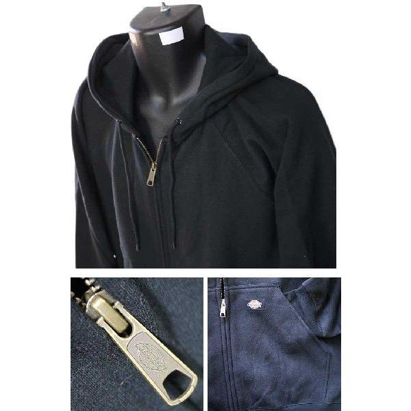 Dickies（ディッキーズ） フードパーカー メンズ ジップアップ/黒 