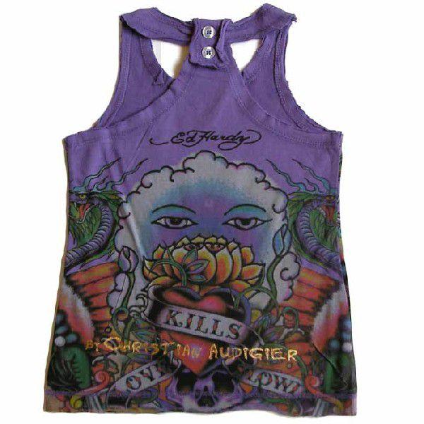 【美品】エドハーディー　タンクトップ Ed Hardy 【30%OFF】 エドハーディー レディース タンクトップ