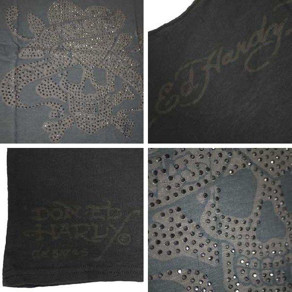 【半袖T ラブキル/黒】EDHARDY エドハーディー 5232 Ed Hardy エドハーディー Tシャツ メンズ 半袖 ラインストーン