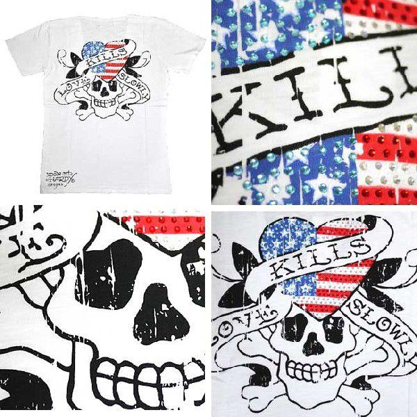 Ed Hardy エドハーディー パンツ ラインストーン ショーツ ロゴ 楽天