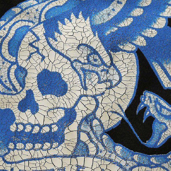 Ed Hardy（エド・ハーディー） パーカー メンズ 青 NYC フード 