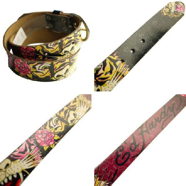 エドハーディ　ハイヒール　美品✨ベルト付き Ed Hardy - Ed Hardy エドハーディー ベルト レディース アメリカ購入