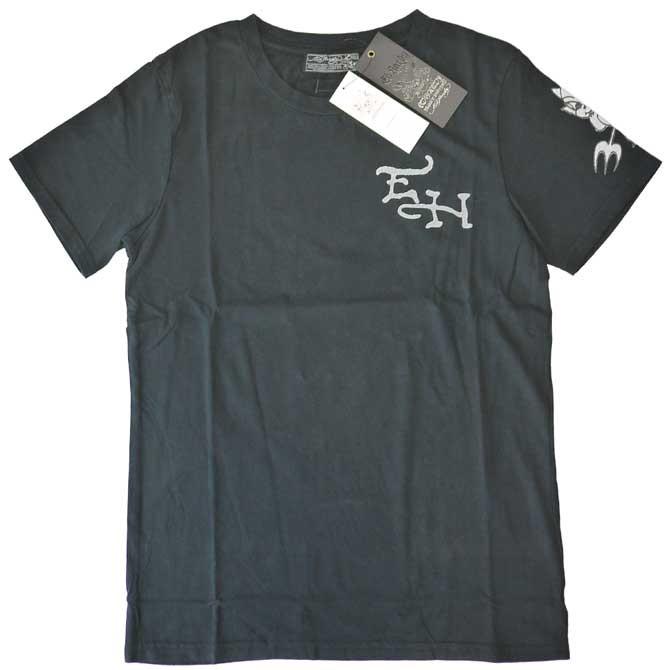 Ed Hardy エドハーディー Tシャツ メンズ 悪魔デビル 半袖 黒