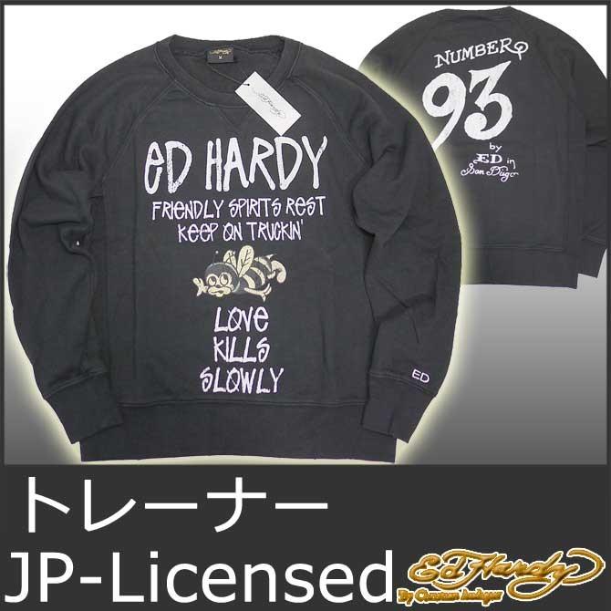 Ed Hardy（エド・ハーディー） トレーナー メンズ スウェット 長袖