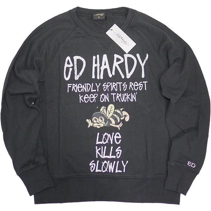 ed hardy スウエット トレーナー メンズ Ed Hardy エド ハーディー スエット トレーナー ED HARDY