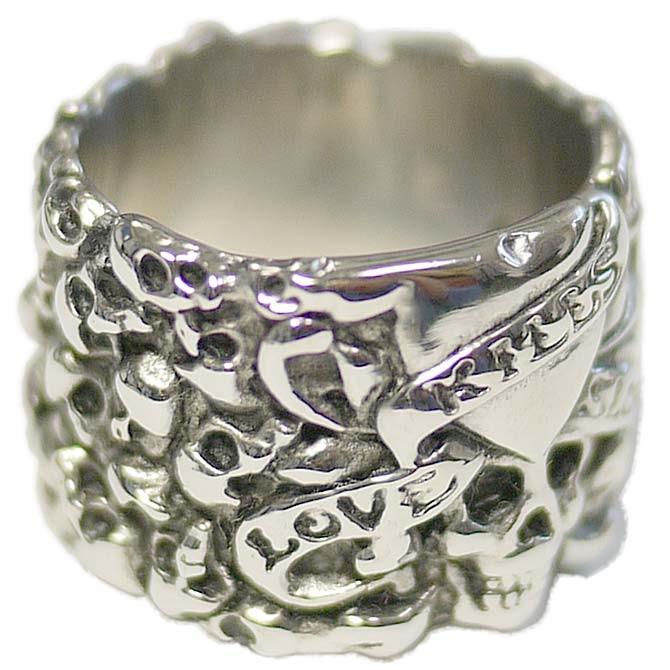 Ed Hardy エドハーディ リング ペア 指輪 スカル ドクロ メンズ