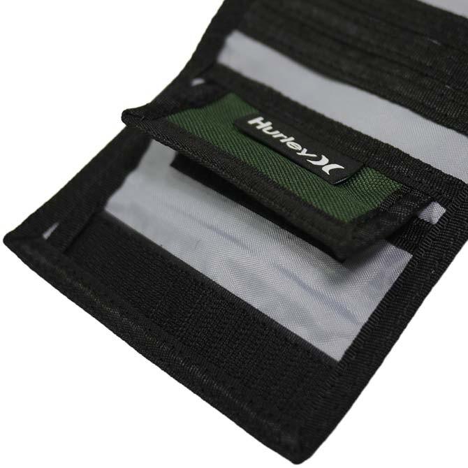 Hurley ハーレー 財布 三つ折り ウォレット サイフ グリーン/緑